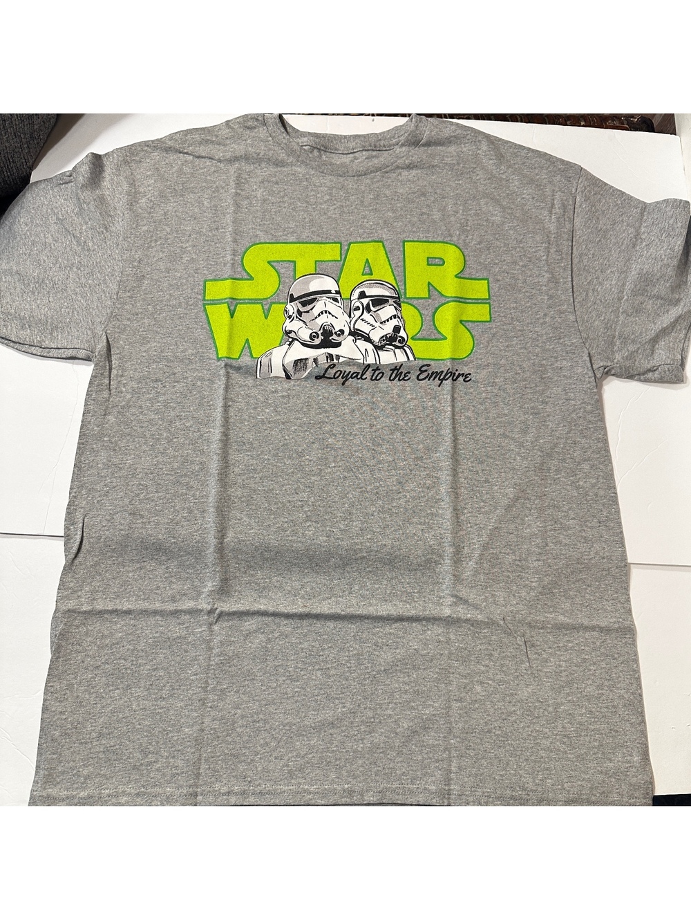 Star Wars Loyal to the Empire Stormtrooper graphic T shirt gray L